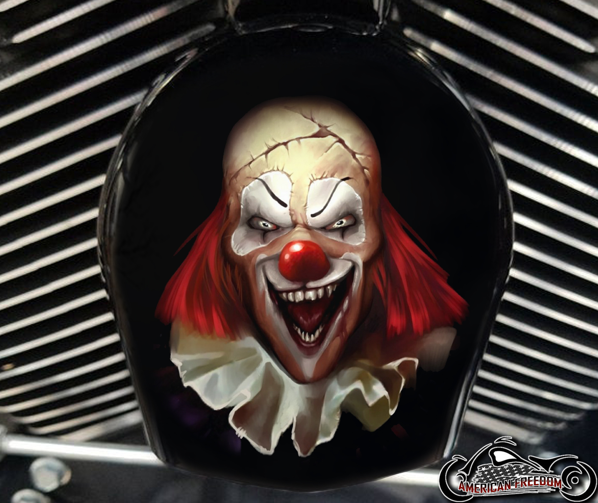 Custom Horn Cover - Clown 2